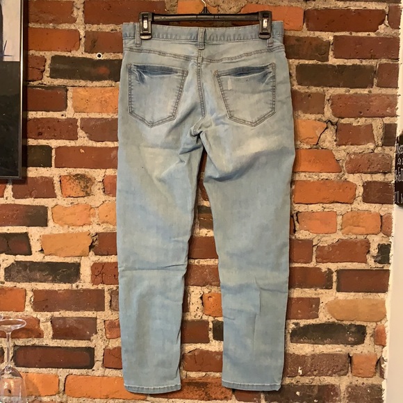 So Light Wash jeans with Patchwork - Picture 2 of 3